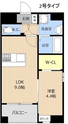 LIBTH西新の物件間取画像